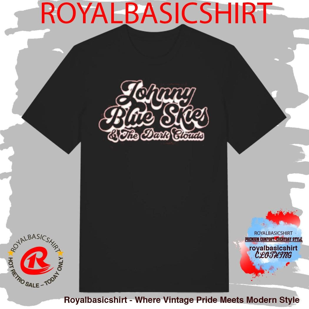 Official Johnny Blue Skies &amp; The Dark Clouds Logo Maroon Shirt