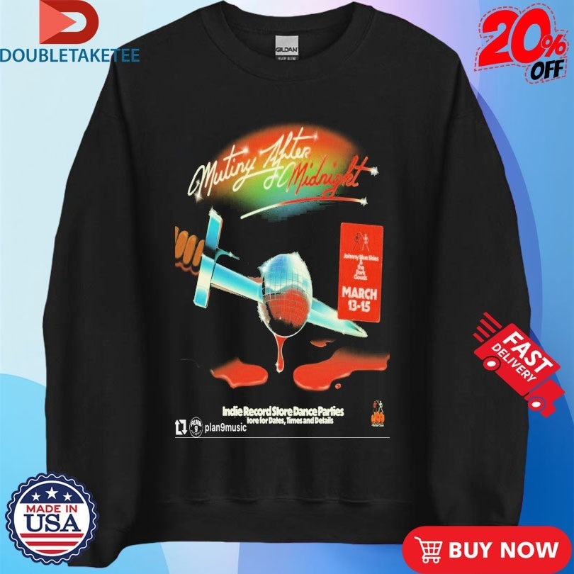 Official Johnny Blue Skies &amp; The Dark Clouds Mutiny After Midnight Mar 13-15 2026 Shirts
