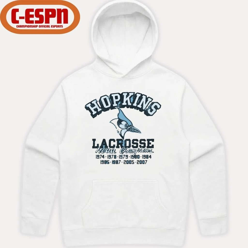 Official Johns Hopkins Bluejays Vintage Lacrosse Champions Shirt
