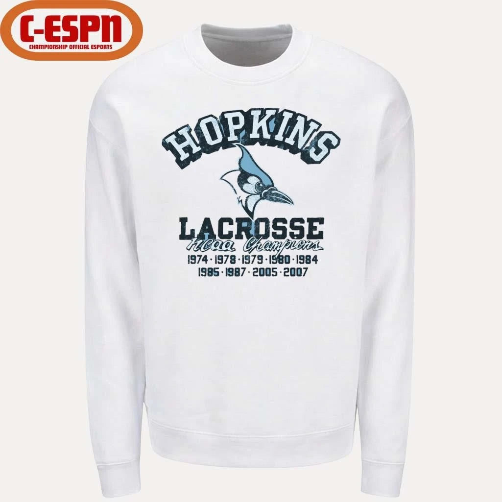 Official Johns Hopkins Bluejays Vintage Lacrosse Champions Shirt