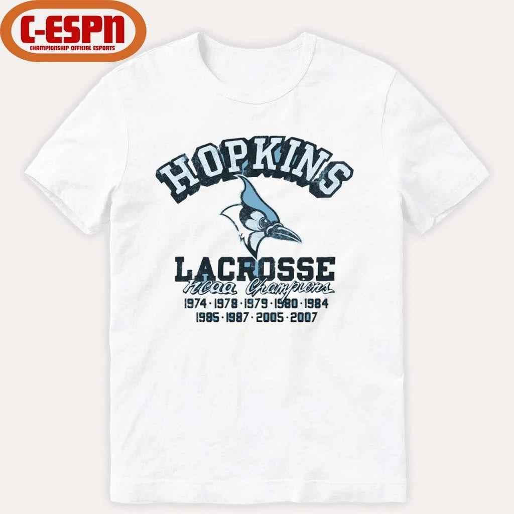 Official Johns Hopkins Bluejays Vintage Lacrosse Champions Shirt