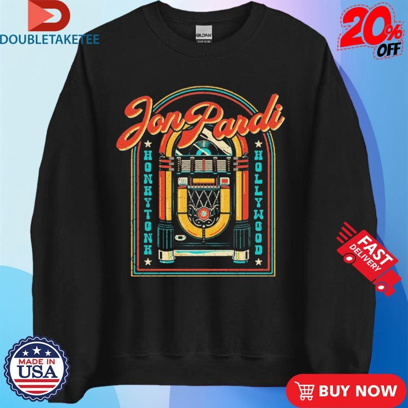 Official Jon Pardi Honkytonk Hollywood Tour 2025 Shirts