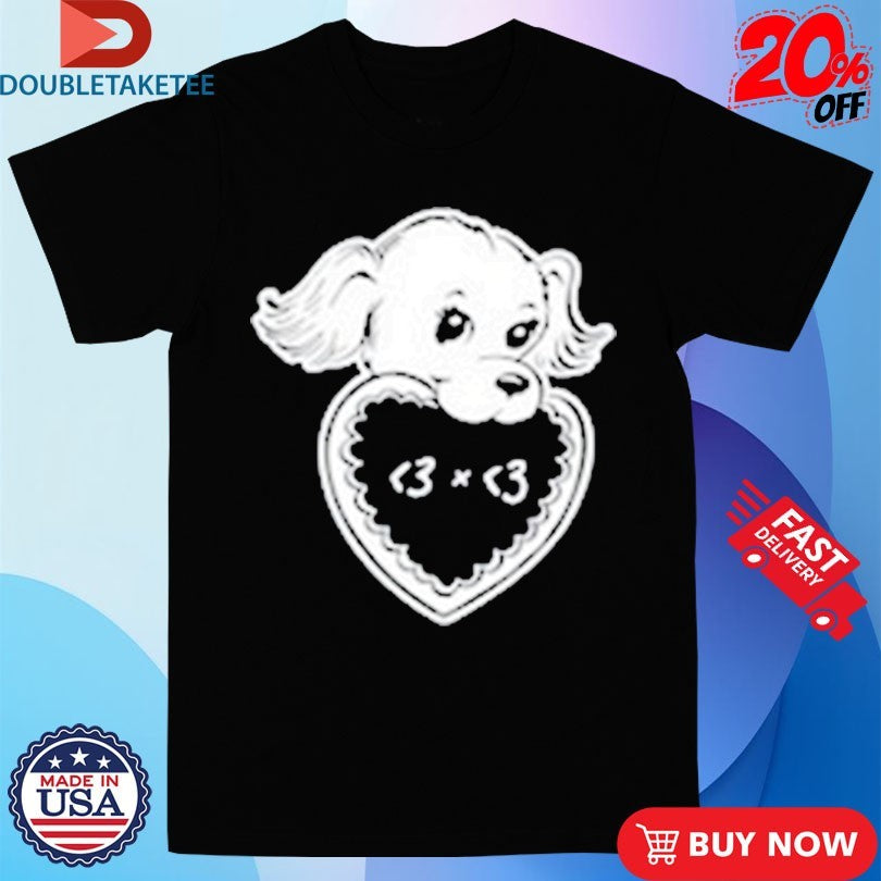 Official Jonas Brothers Joe Jonas 3 X 3 Dog Heart Shirts