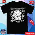 Official Journey Don’t Stop Believin’ Santa Holiday Xmas Shirts