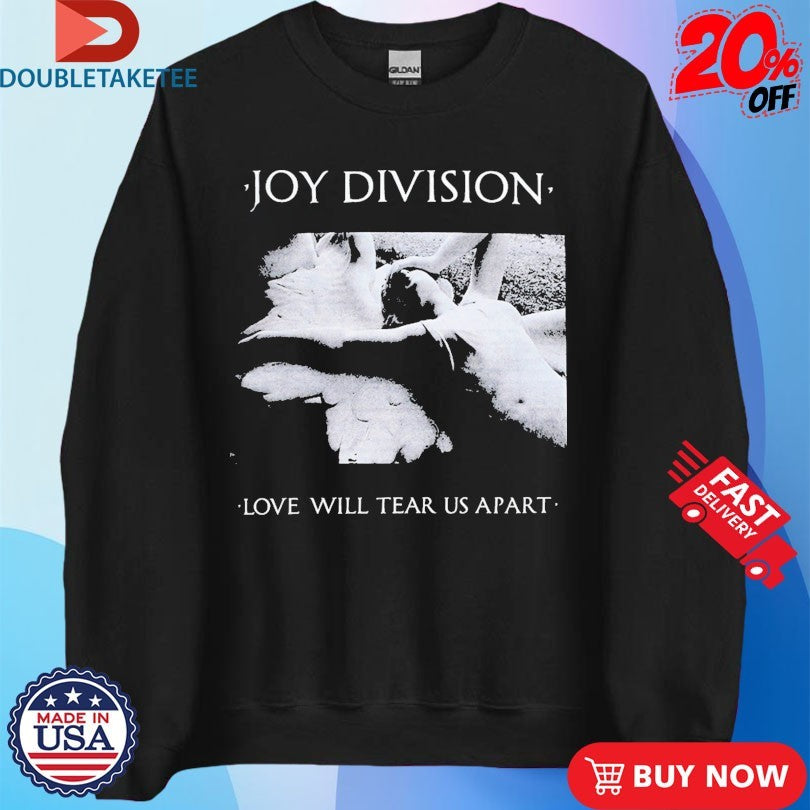 Official Joy Division Love Will Tear Us Apart Album Shirts