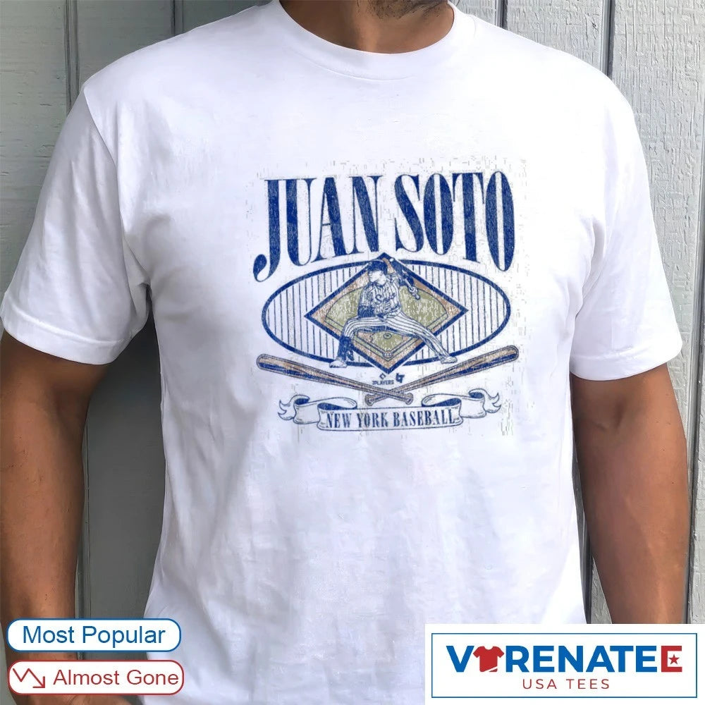 Official Juan Soto Diamond Standouts New York Mets MLB Baseball T-Shirt