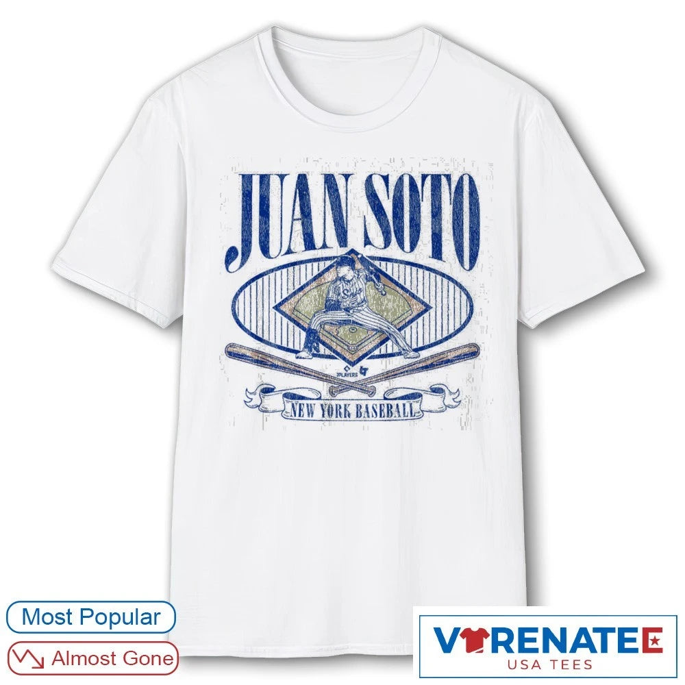 Official Juan Soto Diamond Standouts New York Mets MLB Baseball T-Shirt
