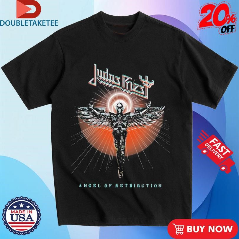 Official Judas Priest Anniversary 20th Angel Of Retribution World Tour 2025 Shirts