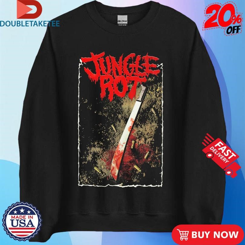 Official Jungle Rot A Call To Arms Machete Shirts