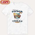 Official Just An Iowa Girl In A Texas World Retro Shirt