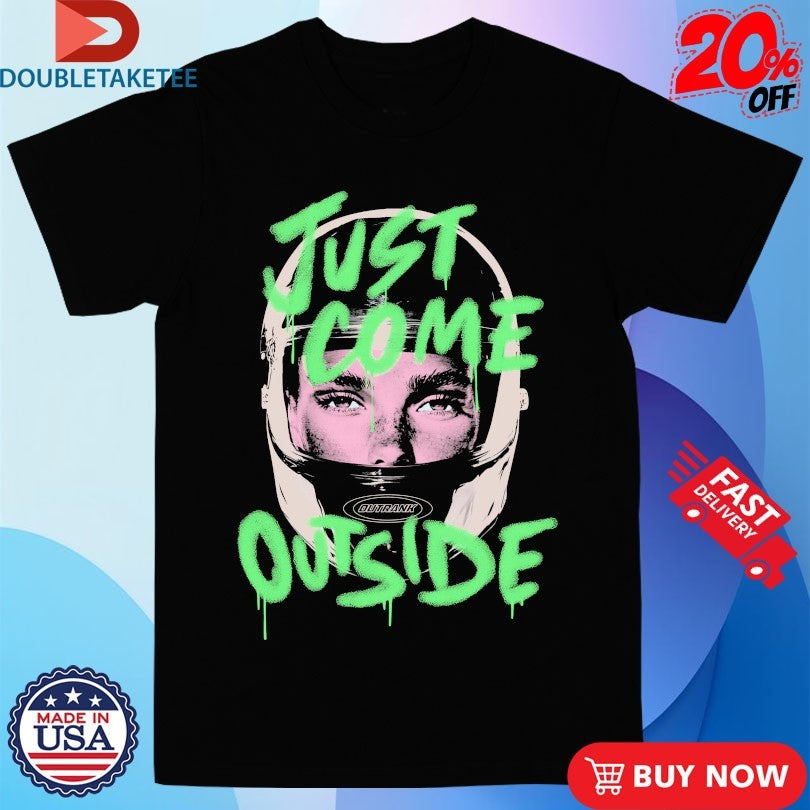 Official Just Come Outside Outrank Shirts