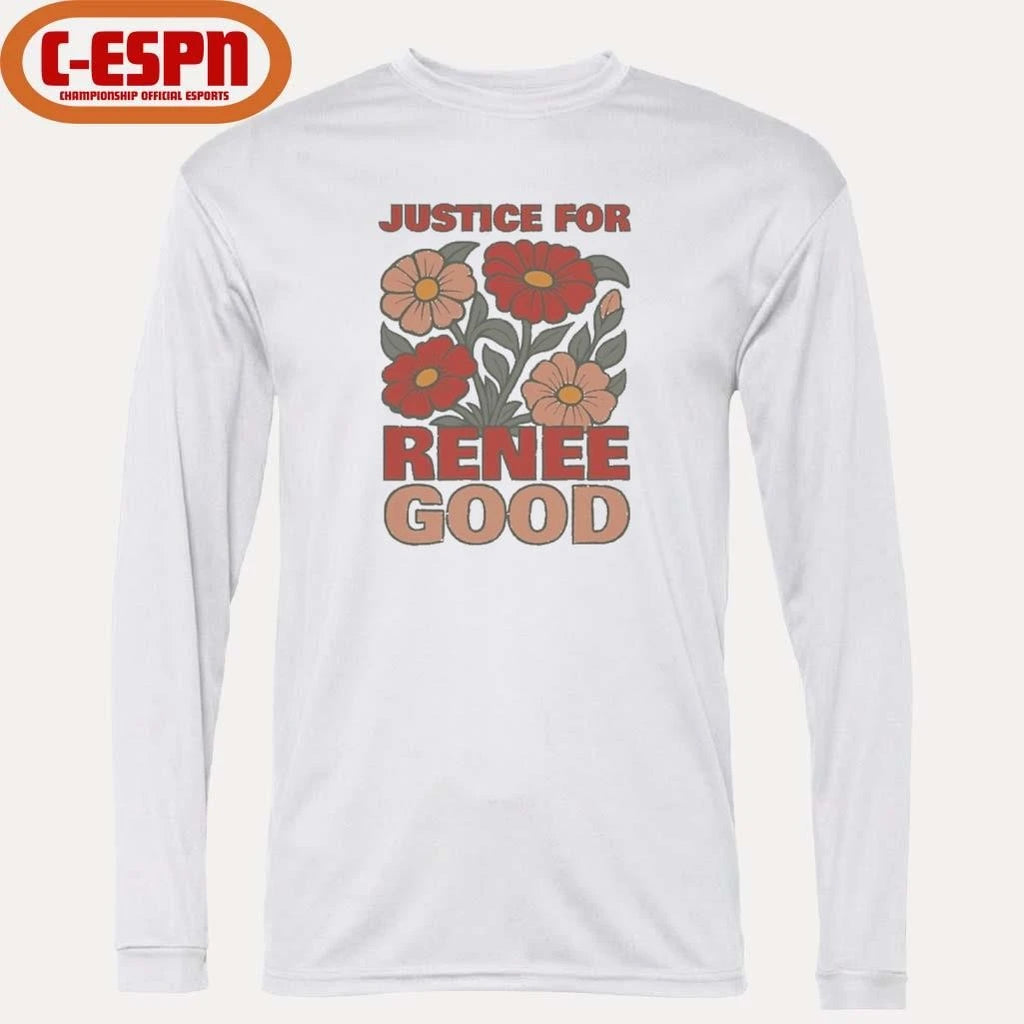 Official Justice for Renee Nicole Good Retro Flower Shirt