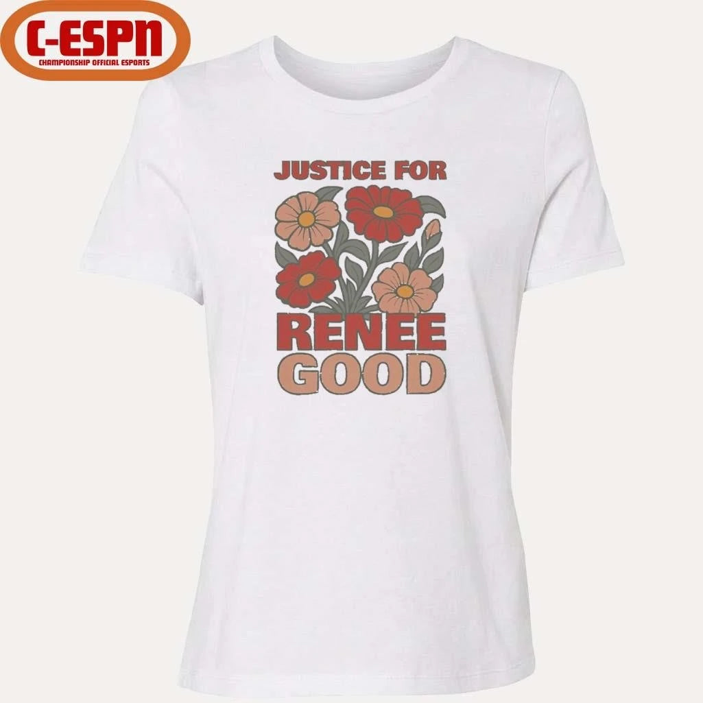 Official Justice for Renee Nicole Good Retro Flower Shirt