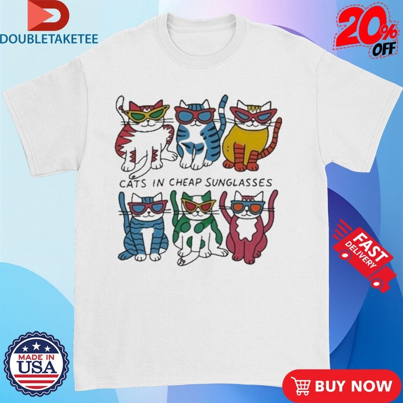 Official Justin Bieber Wearing Cats In Cheap Sunglasses Shirts