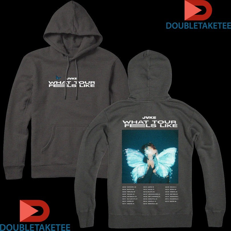 Official Jvke What Tour Feels Like Butterfly Shirts