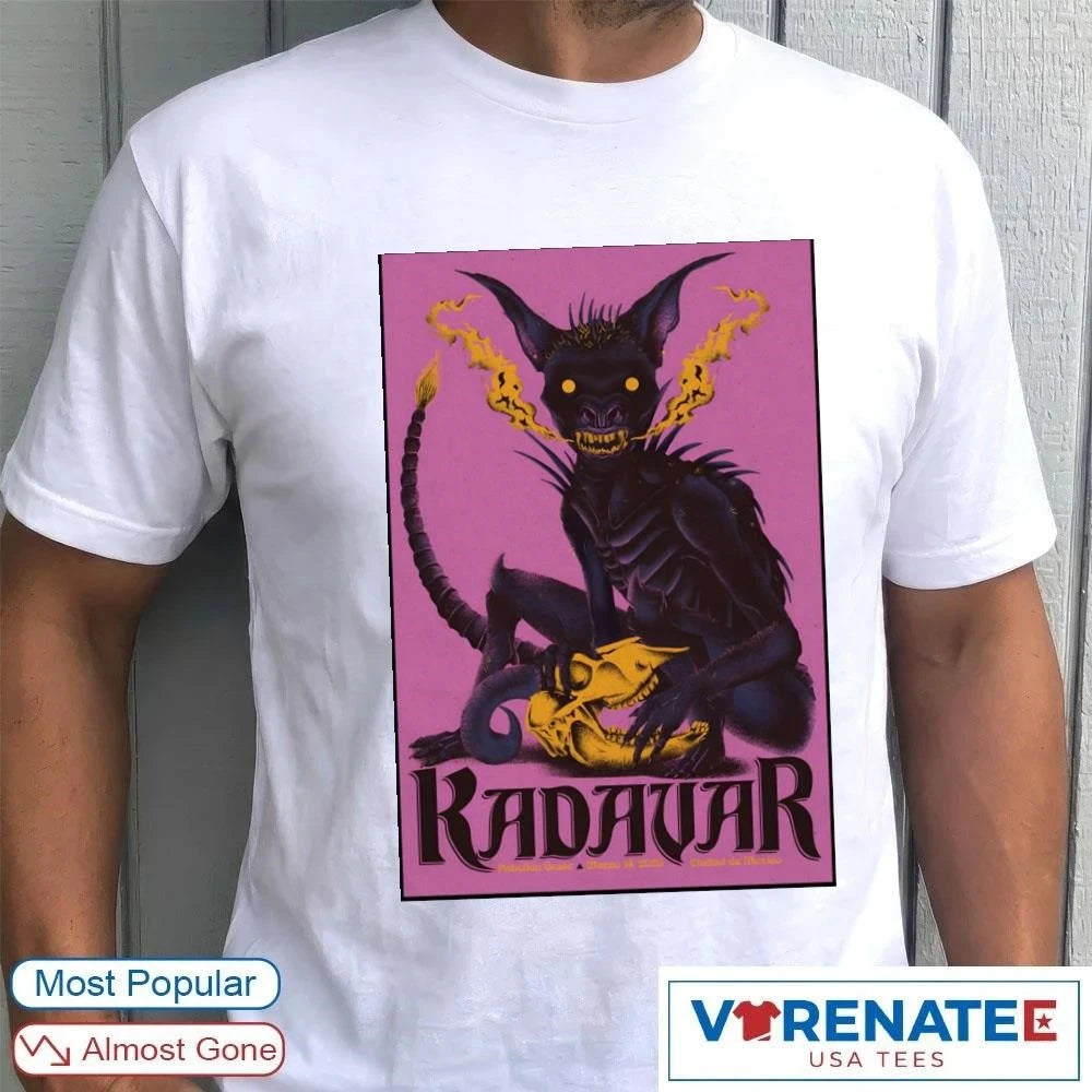 Official KADAVAR March 14 2026 Palacio De Los Deportes Mexico Poster T-Shirt