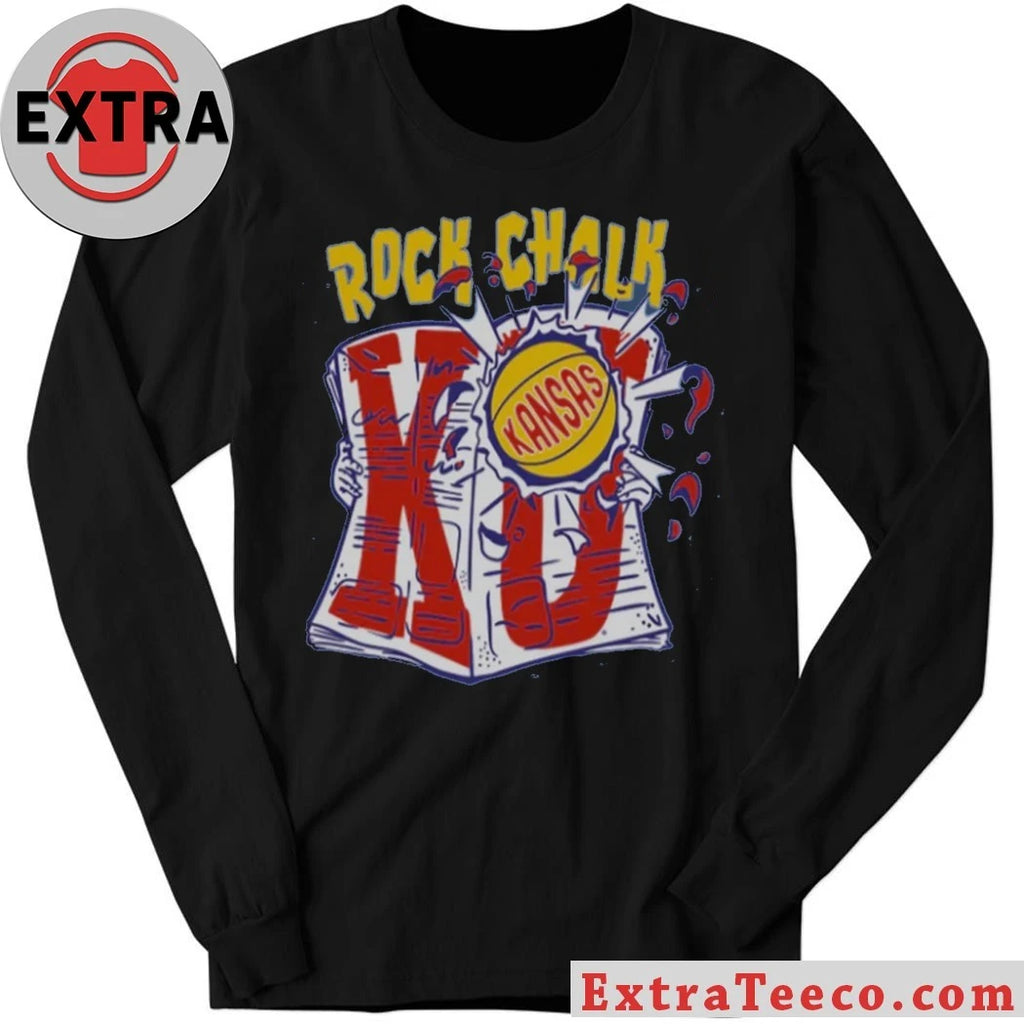 Official KU Rock Chalk Newspapers Shirt