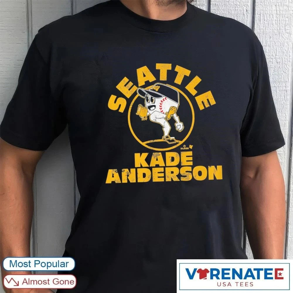 Official Kade Anderson Seattle Mariners Baseball Buddies T-Shirt