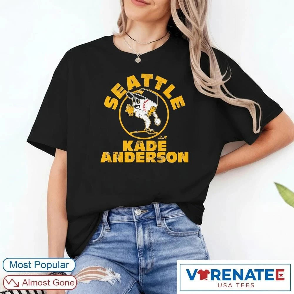 Official Kade Anderson Seattle Mariners Baseball Buddies T-Shirt