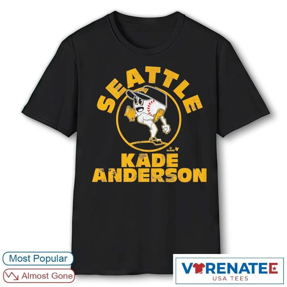 Official Kade Anderson Seattle Mariners Baseball Buddies T-Shirt