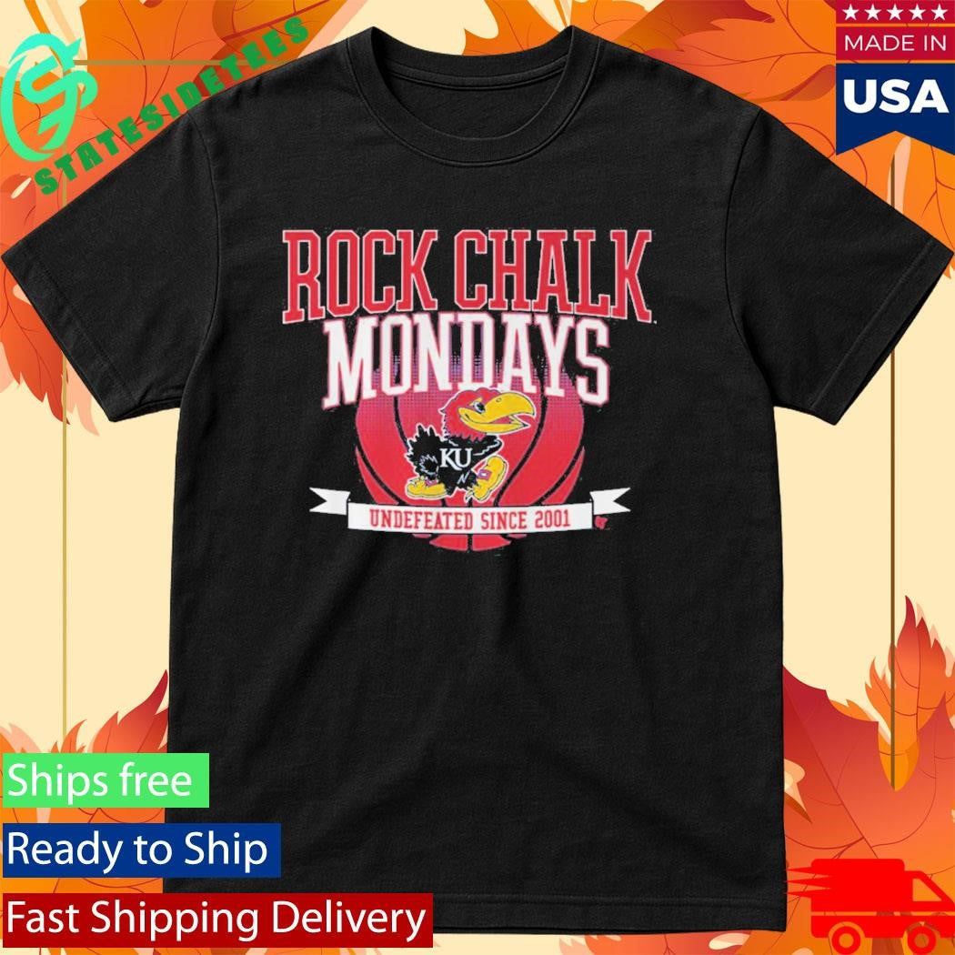 Official Kansas Basketball Rock Chalk Mondays Shirt