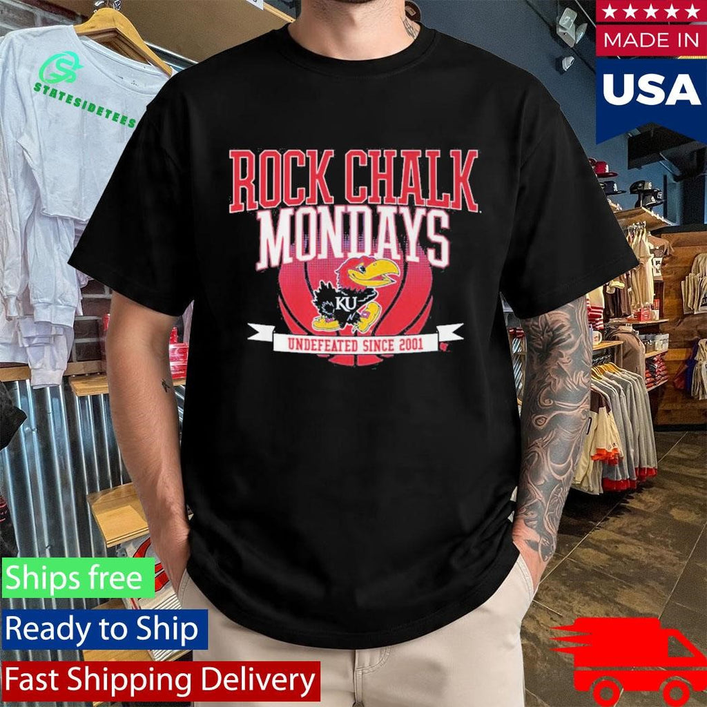 Official Kansas Basketball Rock Chalk Mondays Shirt