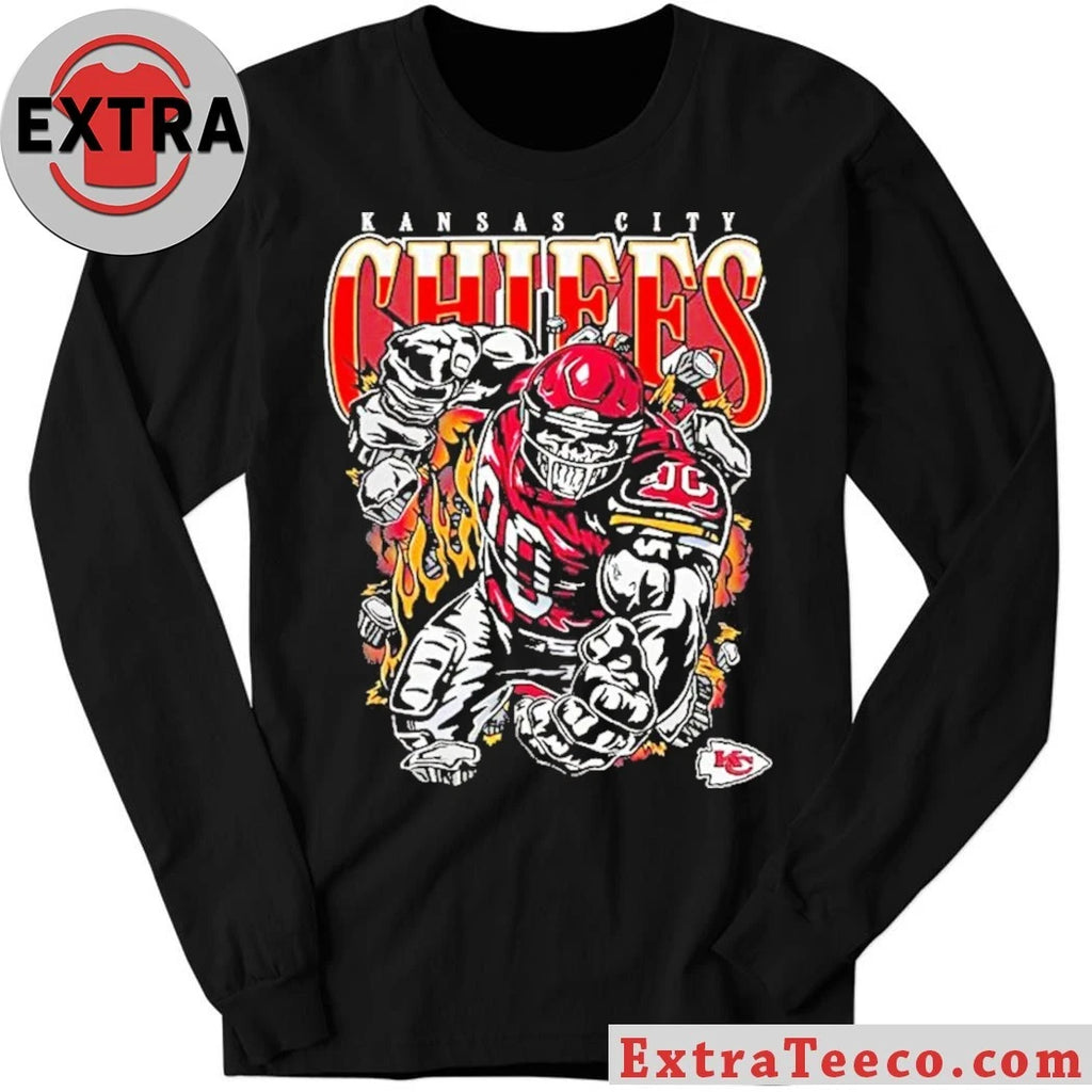 Official Kansas City Chiefs Pass Rush Tri-Blend by Fanatics Logo Shirt