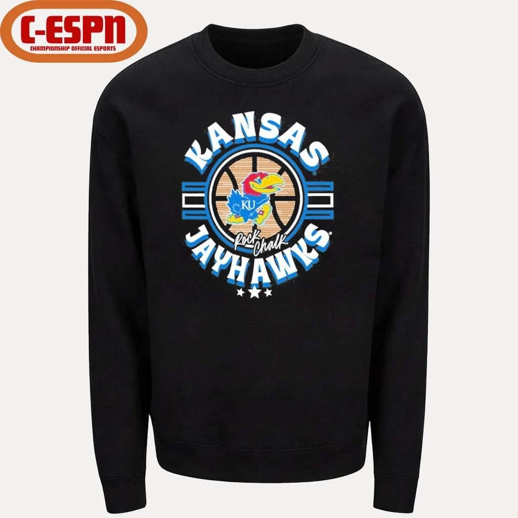Official Kansas Jayhawks Basketball Court Ball Shirt