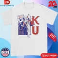 Official Kansas Jayhawks Rock Chalk KU Marching Shirts