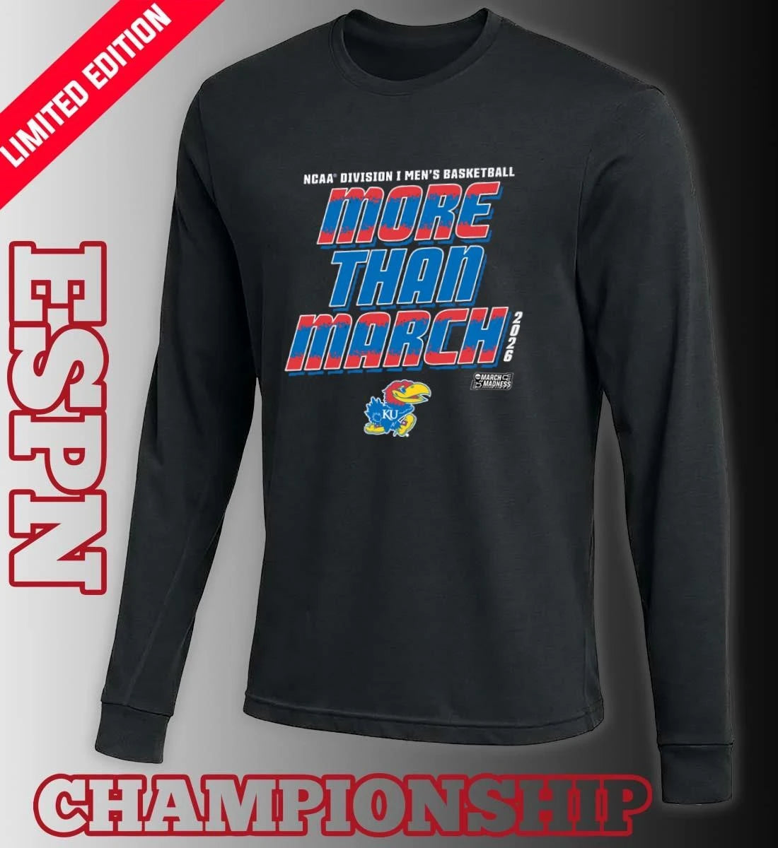 Official Kansas Men’s Basketball More Than March 2026 Shirt
