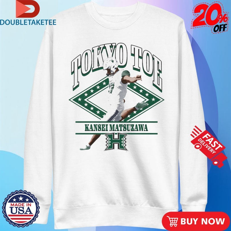 Official Kansei Matsuzawa Tokyo Toe Hawaii Rainbow Warriors Shirts