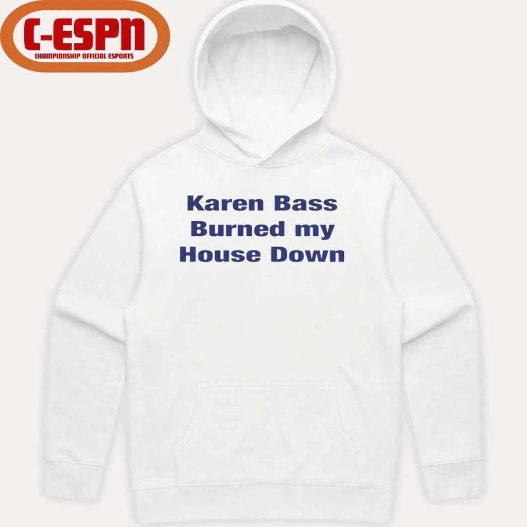 Official Karen Bass Burned My House Down T-Shirt