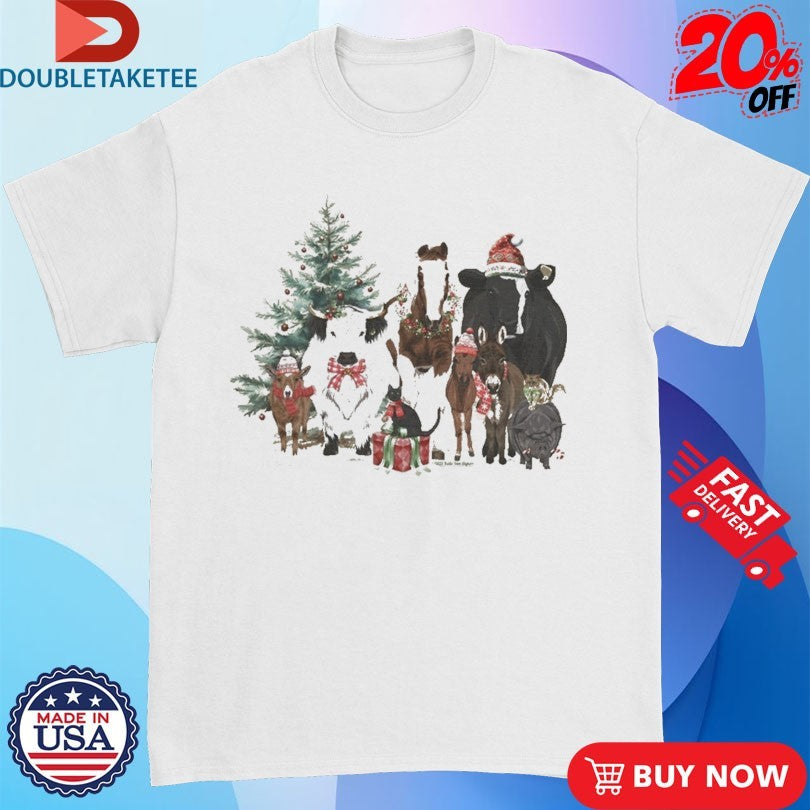 Official Katie Van Slyke Festive Farm Christmas Shirts