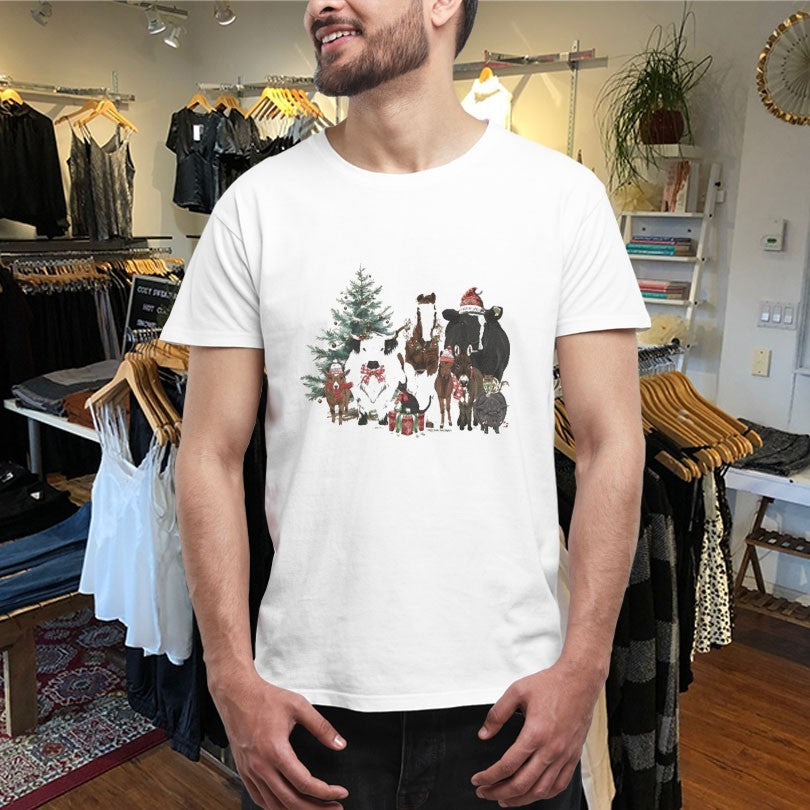 Official Katie Van Slyke Festive Farm Christmas Shirts