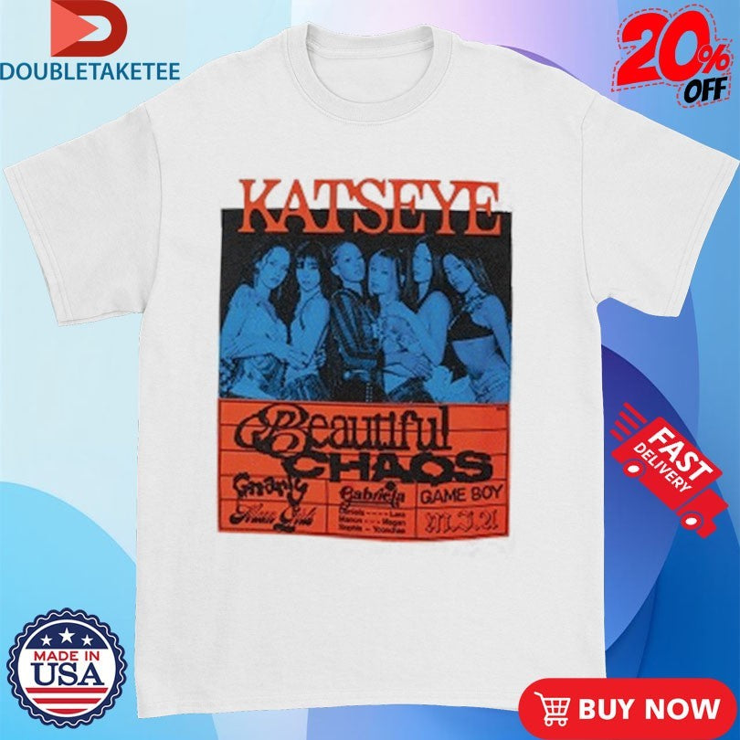 Official Katseye Beautiful Chaos Album Shirts