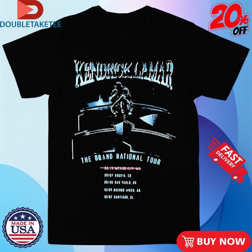 Official Kendrick Lamar The Grand National Tour 2025 With SZA GNX Album Latin America Tour Shirts
