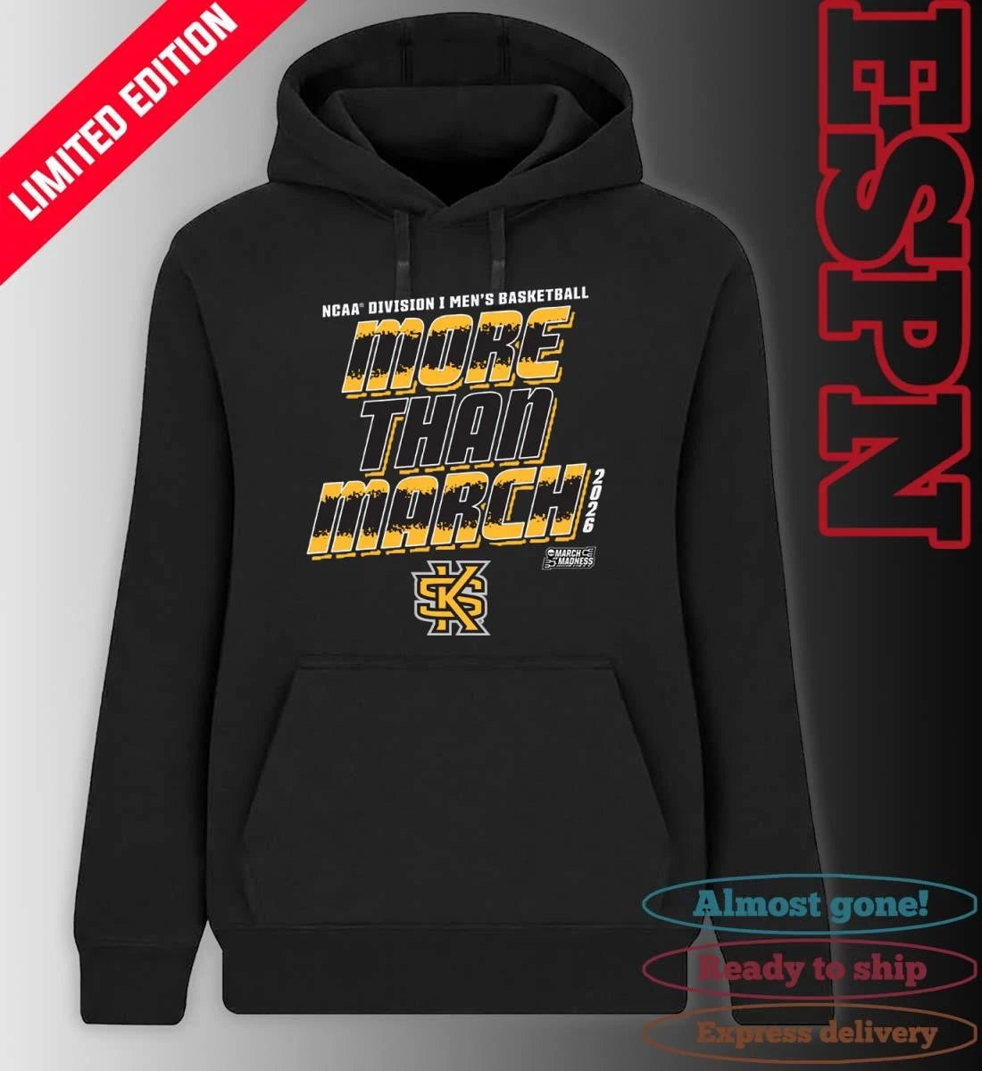 Official Kennesaw State Men’s Basketball More Than March 2026 Shirt