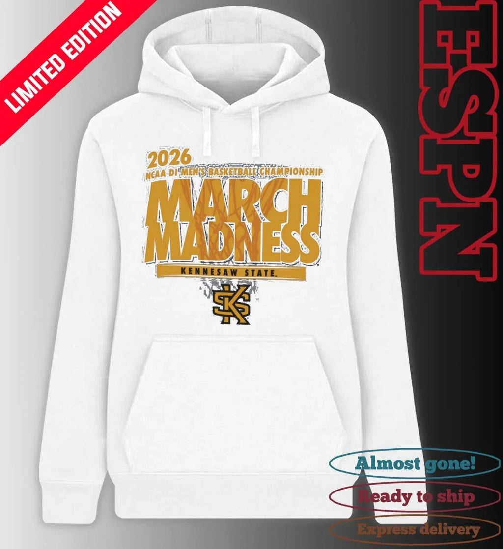 Official Kennesaw State Men’s Basketball Single Team NCAA March Madness Shirt