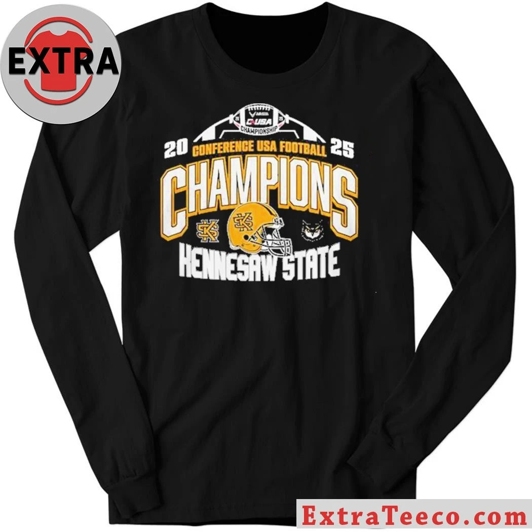 Official Kennesaw State Owls 2025 Conference USA Champions 2025 Football Shirt