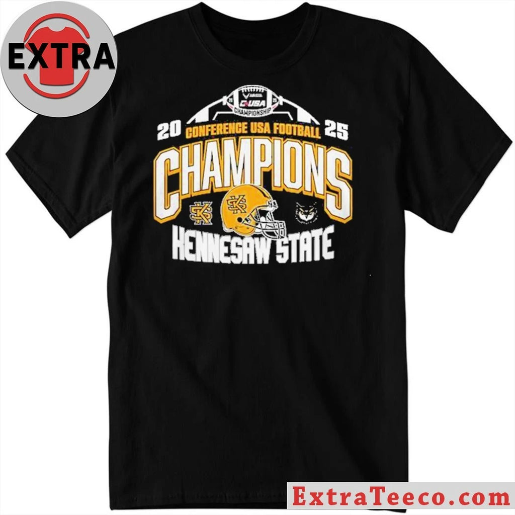 Official Kennesaw State Owls 2025 Conference USA Champions 2025 Football Shirt
