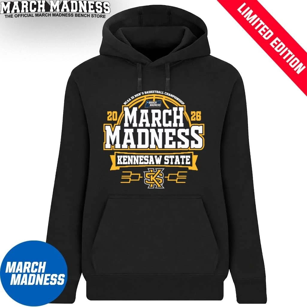 Official Kennesaw State Owls 2026 NCAA Men’s Basketball March Madness Bound Shirt