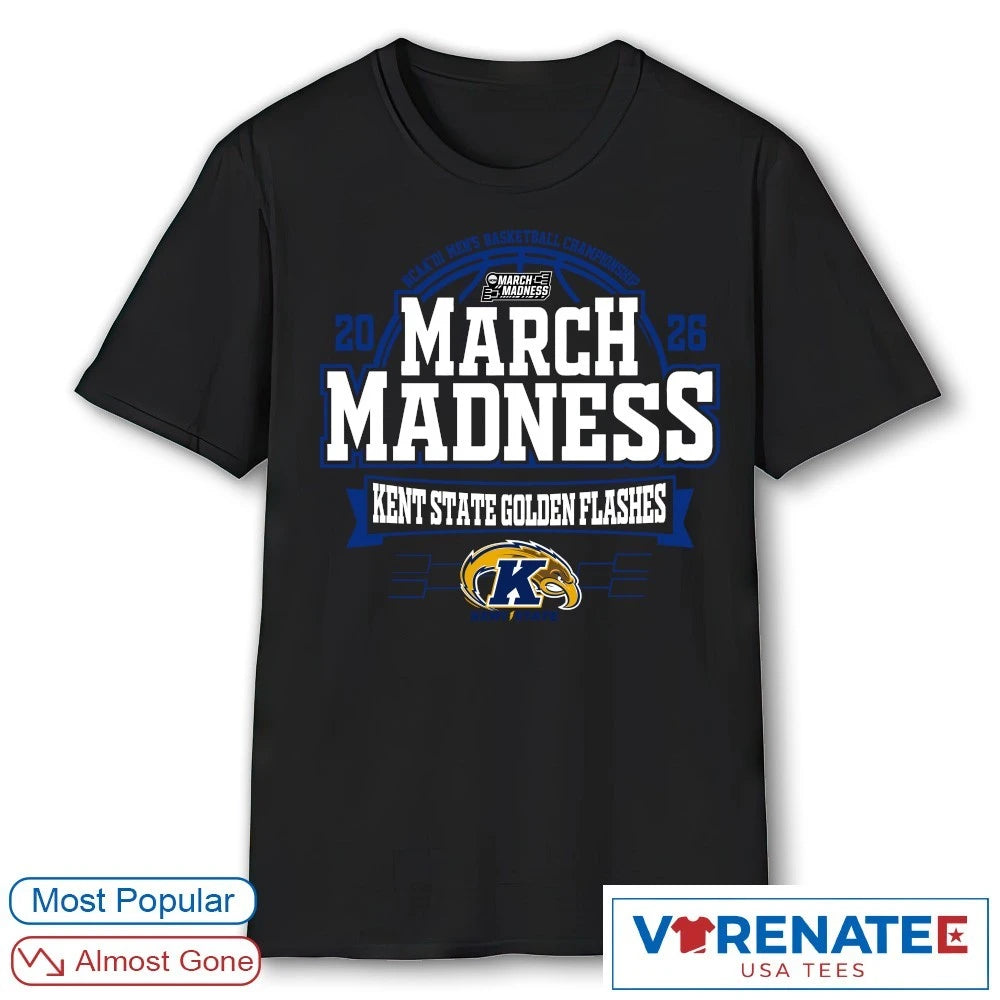 Official Kent State Golden Flashes 2026 NCAA DI Men’s Basketball Championship March Madness T-Shirt