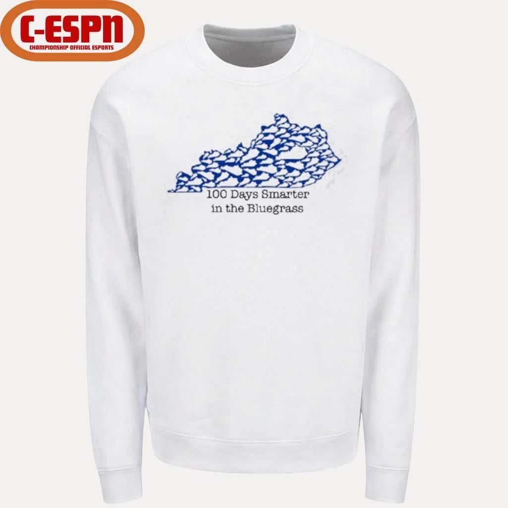 Official Kentucky 100 Days Smarter in the Bluegrass Shirt