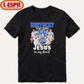 Official Kentucky Jayhawks Basketball In My Veins Jesus In My Heart Shirt