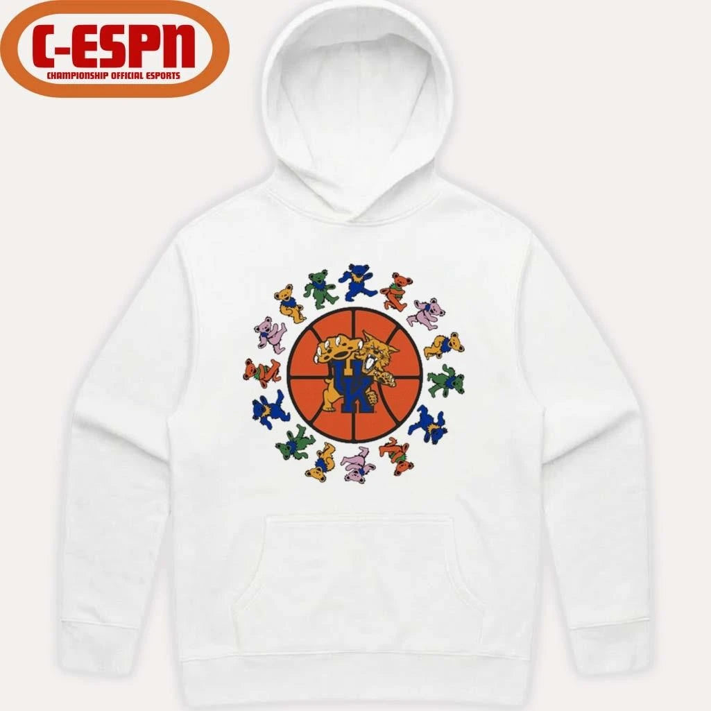 Official Kentucky x Grateful Dead Basketball Circle Bears Shirt