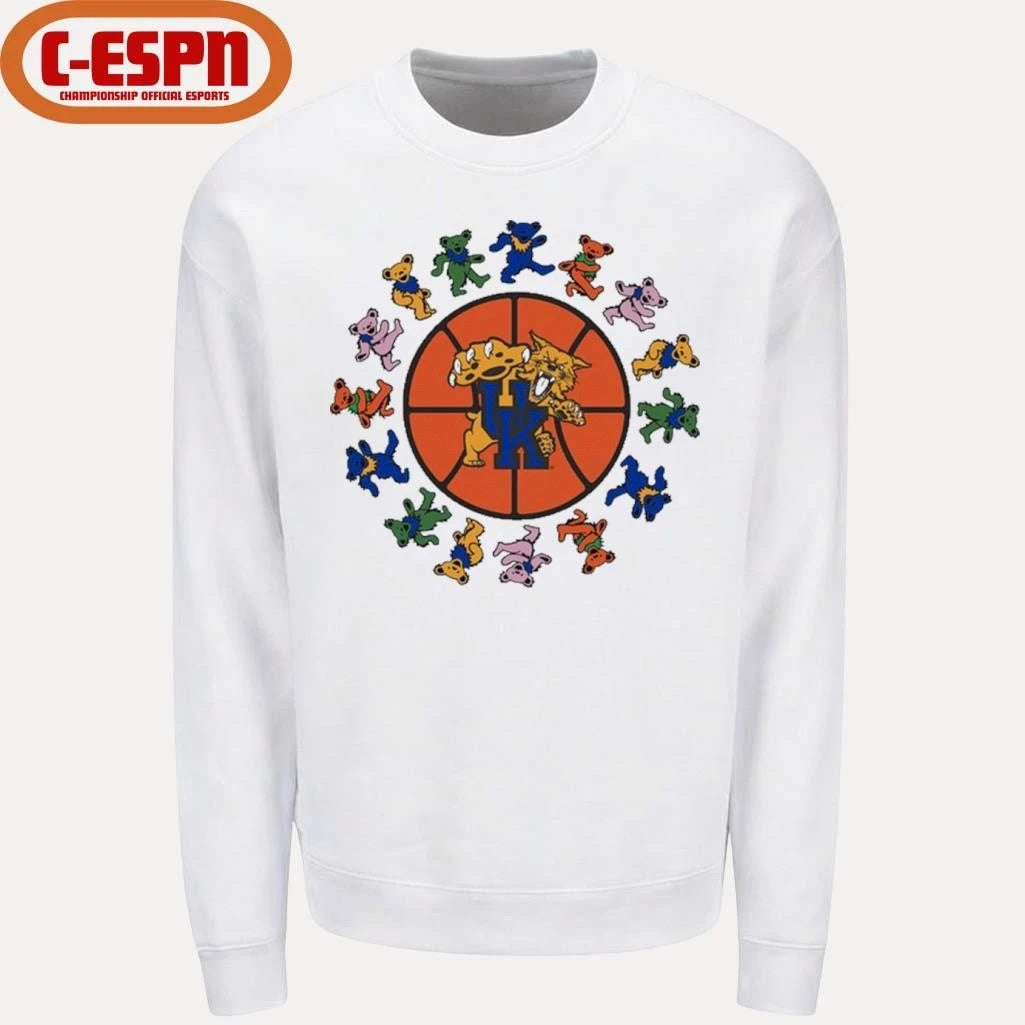 Official Kentucky x Grateful Dead Basketball Circle Bears Shirt
