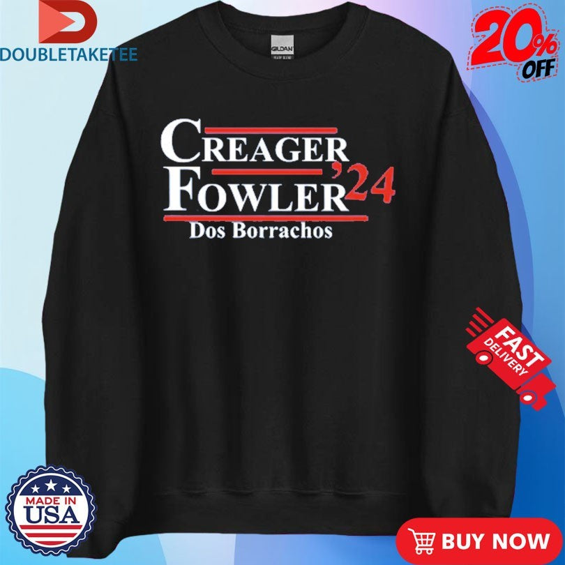 Official Kevin Fowler Creager Fowler ’24 Dos Borrachos Shirts