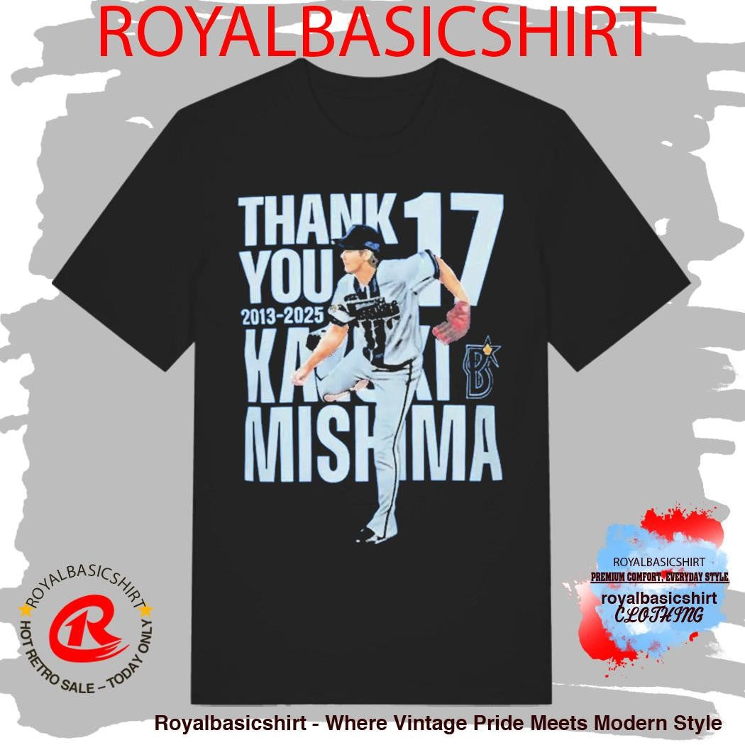 Official Kimitaka Tosshiro Thank You Kazuki Mishima 17 Shirt