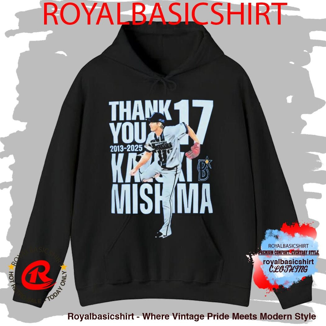 Official Kimitaka Tosshiro Thank You Kazuki Mishima 17 Shirt