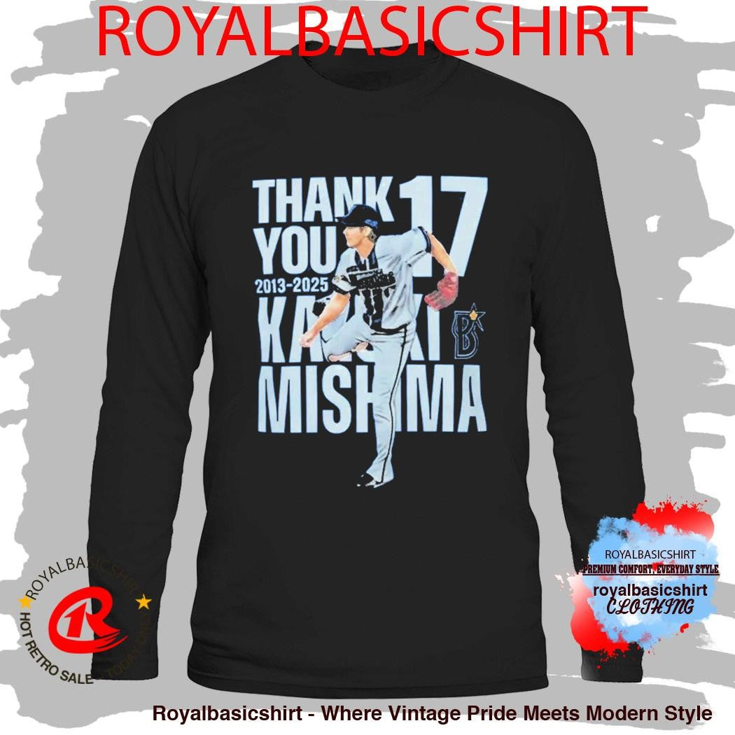 Official Kimitaka Tosshiro Thank You Kazuki Mishima 17 Shirt
